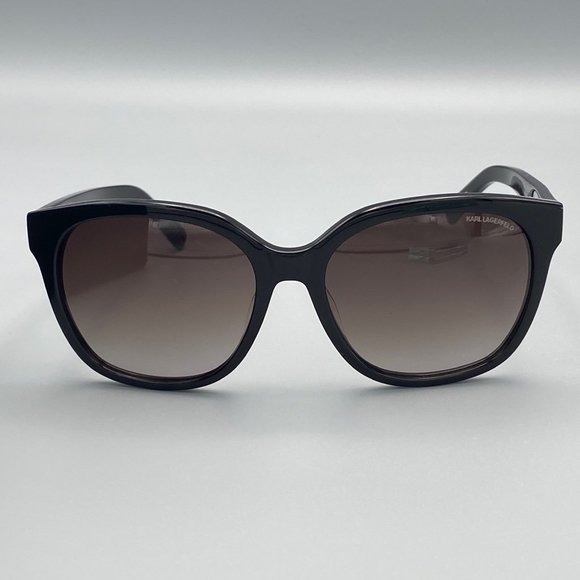 New KARL LAGERFELD KL865S Black Sunglasses - Picture 2 of 8